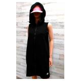 *NEW* Nike Sleeveless Black Zip up Hooded Size XL