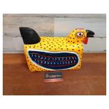 Hand Painted Chicken Box Hinged