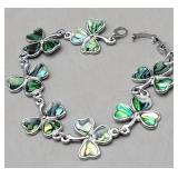 Connemara Marble Clover Bracelet
