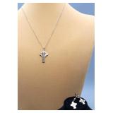 Silver 925 Necklace, Pendant & Earrings Ireland