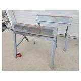 2 Metal Folding Saw Horses