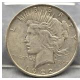 1922S Silver Peace Dollar