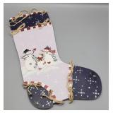 Christmas Snowman Stocking Decor
