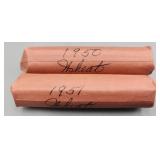 Wheat Pennies Rolls 1950 1951
