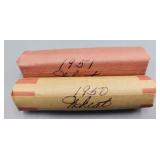 Wheat Pennies Rolls 1950 1951