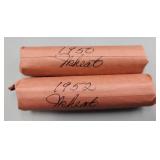 Wheat Pennies Rolls 1950 1952