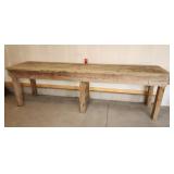 Shop Bench Big 37"T 28.5"D 124.5"L & Bottle