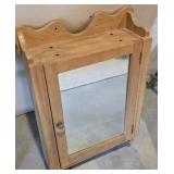 Mirrored Medicine Cabinet w Towel Bar 20Wx29Hx7D