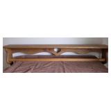 Shelf 12" H  50" L  5" W
