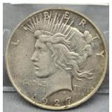 1927D Silver Peace Dollar