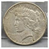 1926S Silver Peace Dollar