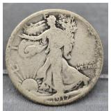 1917 Walking Liberty Silver Half Dollar