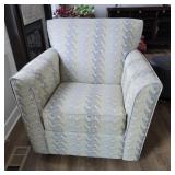 Lazyboy Swivel Chair 35" H  34" W  31" L