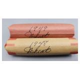 Wheat Pennies Rolls 1948 1949
