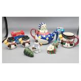Holiday Teapot Salt & Pepper Shakers & More