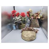 Artificial Flowers & Pots