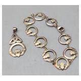 Silver 925 Bracelet Ireland & Pendant