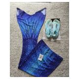 Mermaid Tail & Water Shoes Size 40
