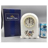 Blue Cone Flower Royal Tara Clock