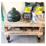 Big Green Egg Smoker And Grill & Supplies - On