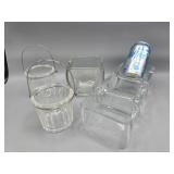 Glass Pails - Vase - Divided Dish