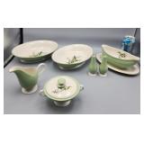 RARE Fine Arts China Salt & Pepper Shakers, Gravy