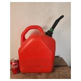5 Gallon Fuel Jug 1/2 Fuel