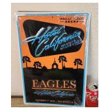 Eagles 2022 Metal Concert Sign 12"ï¿½18"