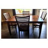 Dining Room Table 30"H x42"Wx60" L w/ 18"
