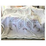 Nice Light Cross-Stitch Quilt 96x96