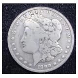 1890O Morgan Silver Dollar 90%
