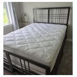 Metal Frame Bed - Headboard & Footboard, Mattress