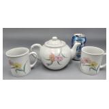 Tea Pot & Cups 1984 Herman