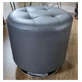 Footstool 17" H 18" Diam.