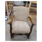 Vintage Rocking Chair Approx 32" H  26" L  26" W