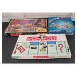 Monopoly, Risk & Catch Phrase Games