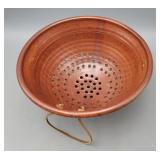 Pottery Colander 9" Diameter  5" H