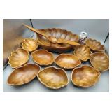 Hawaii Monkey Wood Salad Set