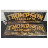 Thompson Hardware Signs 11.5"x35" Rusty - Paint