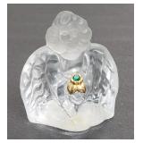 Fenton Glass Angel Figurine 3.5" ï¿½ 3.5"