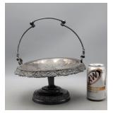 Quadruple Plate Silver Cake Stand/Bridal Basket