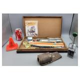 Paint Brushes, Rulers, Fountain Pen, Drawing D