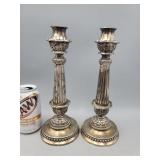 Silverplate Candle Holders