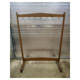 Oak Coat Rack 65"T 48"W