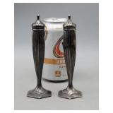 WB Mfg Co. Salt and Pepper Shakers ?Silverplate
