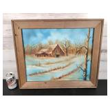 Barn Painting Signed 20"x24"