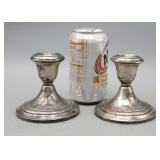 Gorham Sterling Silver Candlesticks