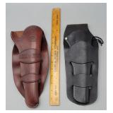 Pair of Leather Holsters Nevada, IA  11.5" ï¿½ 5"  &