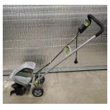 Electric Tiller Cultivator Works