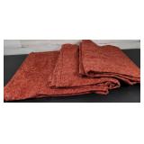 Hand Made Weighted Curtain Panels (3) Approx 88